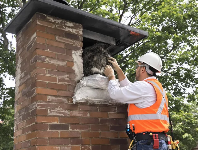 Humane removal of debris and animals by Murrieta Chimney Sweep in Murrieta, CA