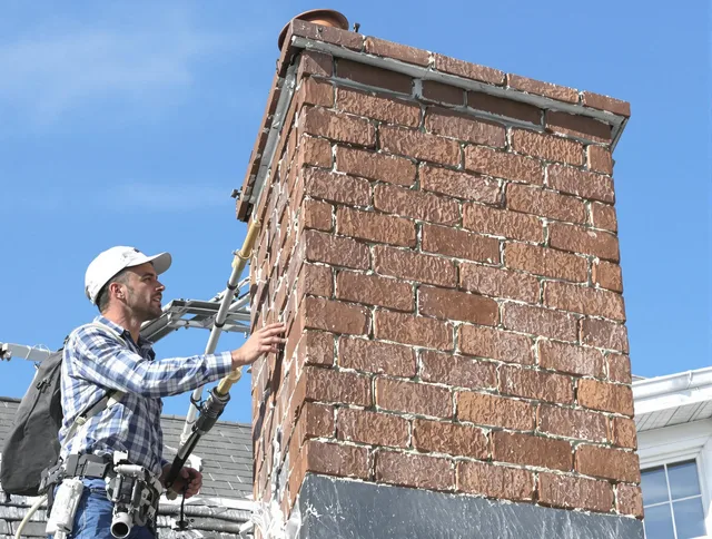 Brickwork for a chimney rebuild by Murrieta Chimney Sweep in Murrieta, CA