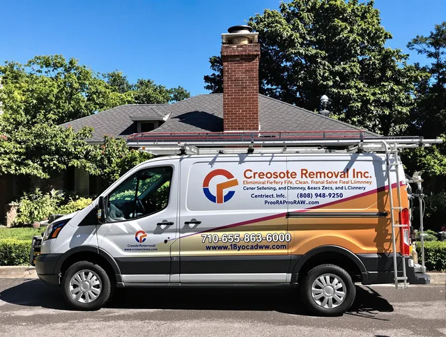 Murrieta Chimney Sweep technician removing creosote safely in Murrieta, CA
