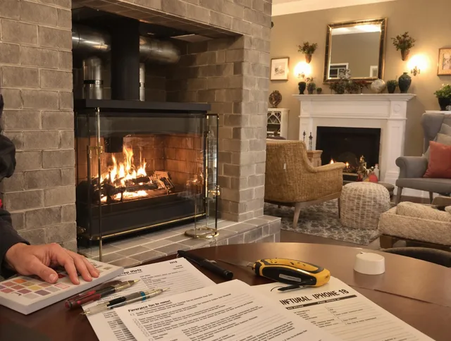 Murrieta Chimney Sweep verifying fireplace safety measures in Murrieta, CA